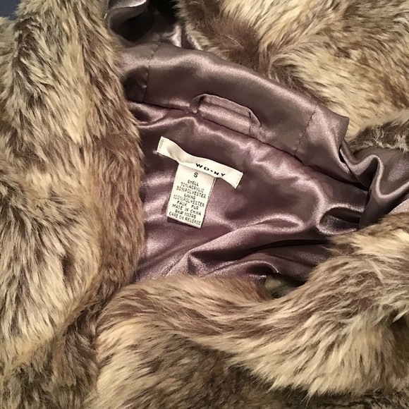 WD.NY Faux Fur Vest S - Picture 4 of 7